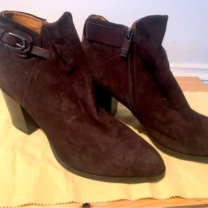 Brand New Brown Suede Booties